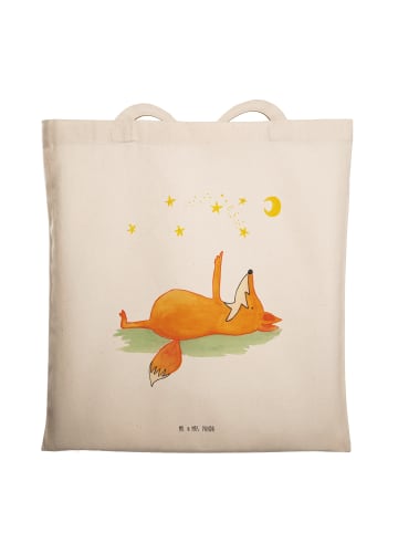 Mr. & Mrs. Panda tasche baumwolle Fuchs Sterne ohne Spruch in Creme