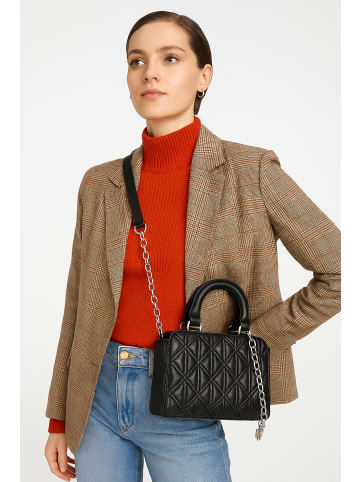 collezione alessandro Umhängetasche " Qtie " in schwarz