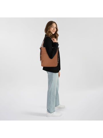 PICARD Pure Schultertasche Leder 30 cm in cognac