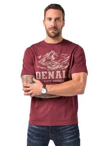 JP1880 Kurzarm T-Shirt in kastanien braun