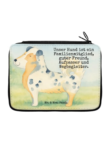 Mr. & Mrs. Panda Bleistiftetui Hund Australien Shepherd Design m... in Weiß