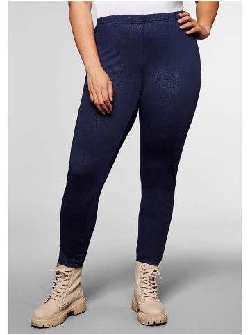 sheego Leggings in nachtlila