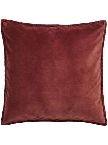 IB Laursen Kissenbezug Velour quadratisch in dusty plum