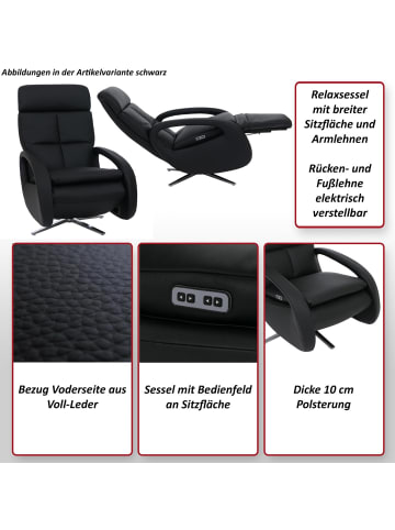 MCW Relaxsessel L11, elektrisch verstellbar, Creme-weiß