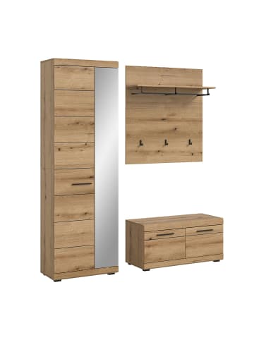 ebuy24 Garderobenmöbel Scout Eiche 167 x 40 cm
