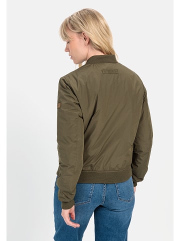 Camel Active Blouson aus recyceltem Polyester in Dunkel khaki