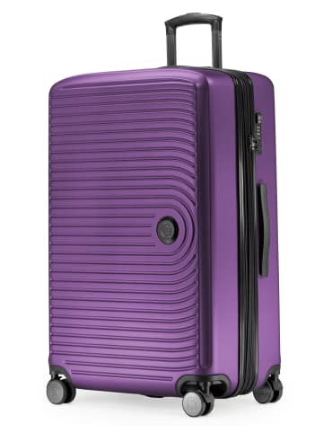 Hauptstadtkoffer Mitte - Großer Reisekoffer Trolley 77cm XXL Erweiterung TSA 130L in Aubergine