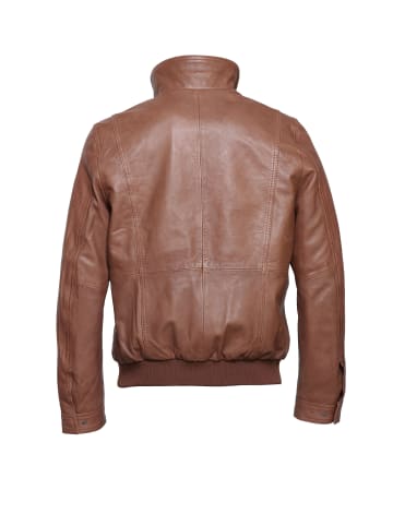 Bugatti Lederjacke BUMATTEO in Cognac