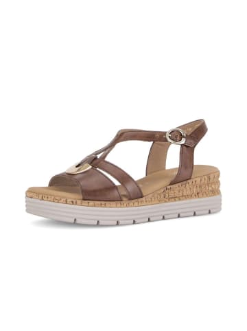 Gabor Plateau Sandalen in beige