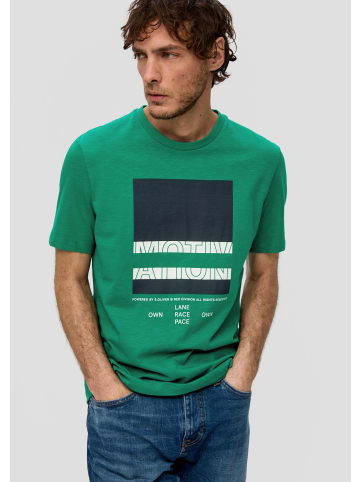 s.Oliver T-Shirt in 76D1_smaragd