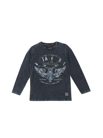 KOROSHI Langärmliges Jungen-T-Shirt in blau
