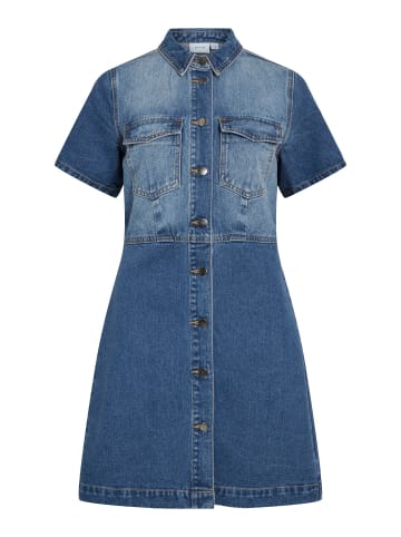 Vila Jeanskleid in Dark Medium Blue Denim