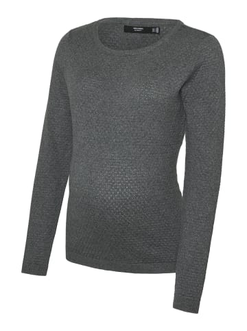 Vero Moda Strickpullover in Medium Grey Melange