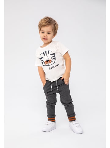 Minoti 2tlg. Outfit: Top & Hose loud 6 in graphit