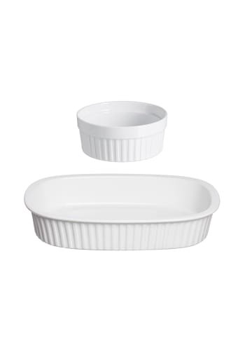 Ritzenhoff & Breker 2er Set Auflaufformen Bianco in weiß