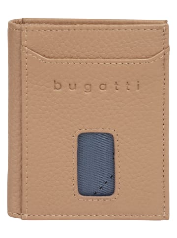 Bugatti Geldbörse SECURE SLIM echt Leder in beige