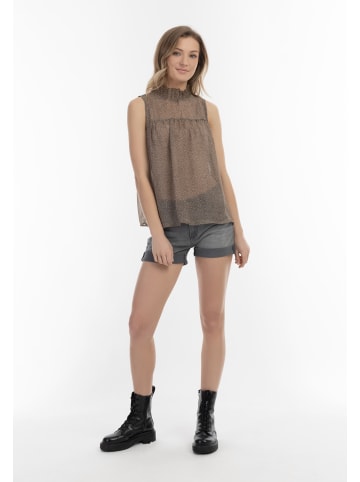 DreiMaster Damen Bluse in Oliv Wollweiss