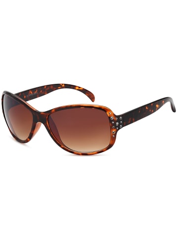 styleBREAKER Sonnenbrille in Braun Demi / Braun Verlauf