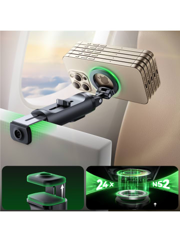 Joyroom JR ZS509 MagSafe Selfie Stick Bluetooth Schwarz