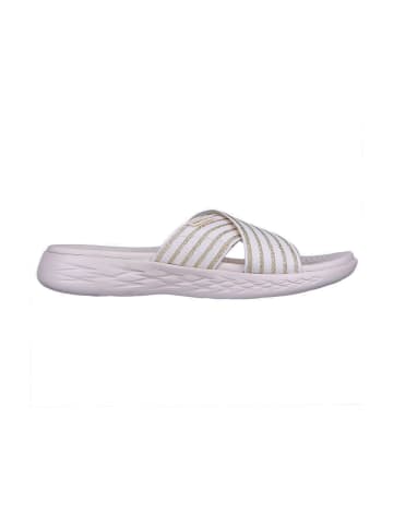 Skechers Badelatschen in Beige