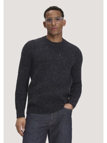Hessnatur Hessnatur Pullover Regular aus Bio-Baumwolle mit recycelter Wolle in anthrazit