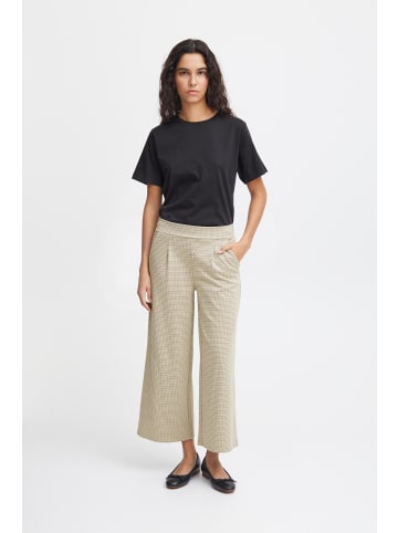 ICHI IHKATE CAMELEON CROPPED WIDE PA Straight fit in Sandshell