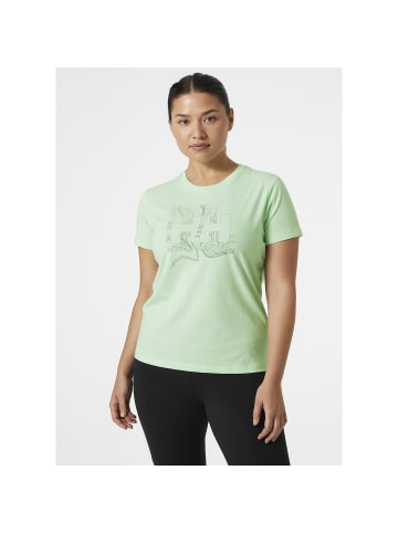 Helly Hansen W HH TECH LOGO T-SHIRT in Grün
