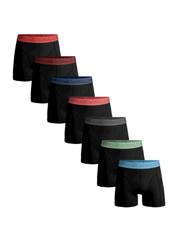 Muchachomalo 7er-Set: Boxershorts in Black