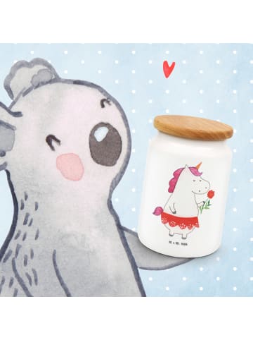 Mr. & Mrs. Panda vorratsbox Einhorn Dame ohne Spruch in Weiß