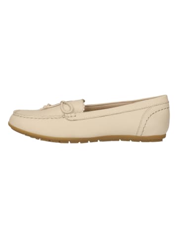 Clarks Slipper Elliotte Sail in 1227 Cream Leather