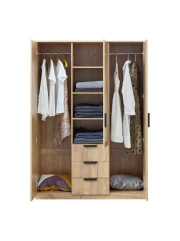 en.casa Kleiderschrank Eiselfing in Beige Ohne Farbe (B)120cm (G)109.8cm