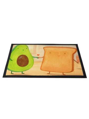 Mr. & Mrs. Panda Schmutzmatte Avocado Toast Design ohne Spruch in Weiß