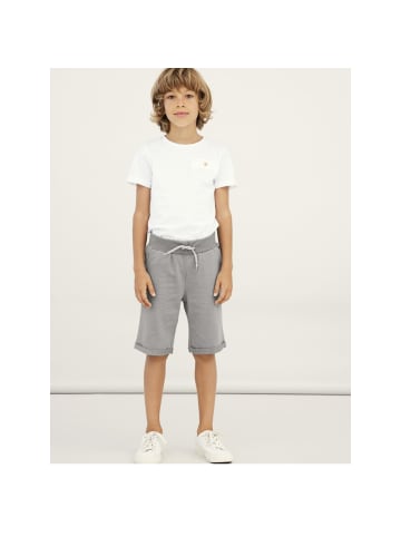 name it Long Sweat Shorts Vermo 2-Pack in Grau/Dunkelblau