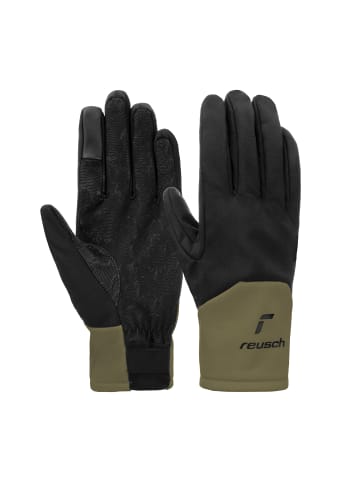 Reusch Fingerhandschuhe Vertical TOUCH-TEC™ in 7756 black / burnt olive