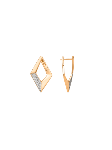 Luxenter Ohrringe Ssara mit 18 Karat Goldfinish – SSARA