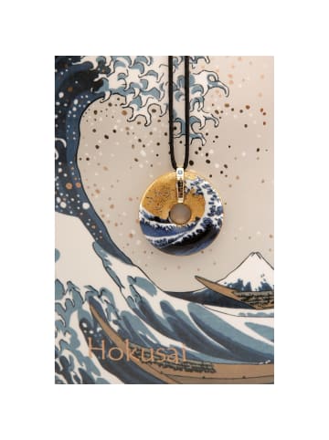 Goebel Halskette " Katsushika Hokusai - Die Welle " in bunt