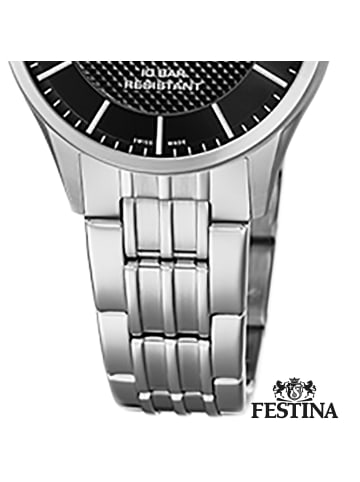 Festina Analog-Armbanduhr Festina Swiss Made silber klein (ca. 29mm)