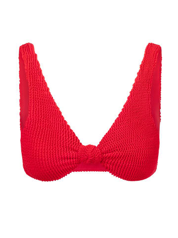 Moda Minx Bikini Top Scrunch Knot in rot