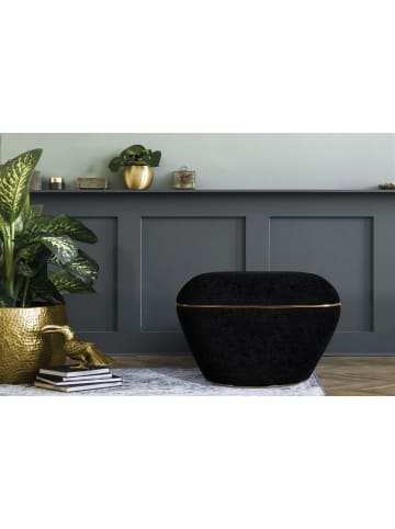 Kayoom Hocker Contessa 135 in schwarz - gold