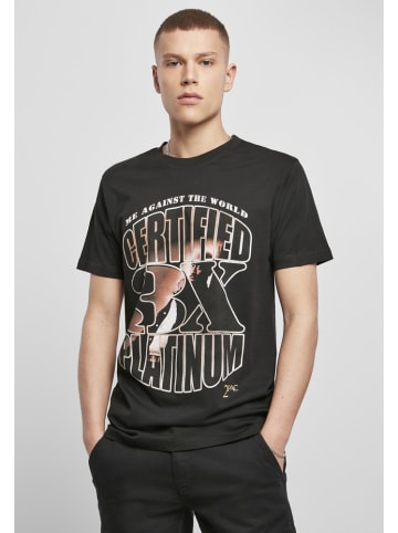 Mister Tee T-Shirt "Tupac Against the World" in Schwarz