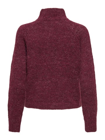 JDY Strickpullover in Maroon Banner