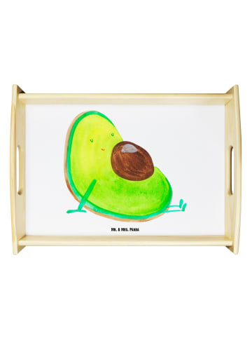 Mr. & Mrs. Panda Sofatablett Avocado Schwangerschaft ohne Spruch in Weiß