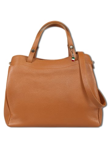 Florence Florence Handtasche Leder hellbraun ca. 31cm