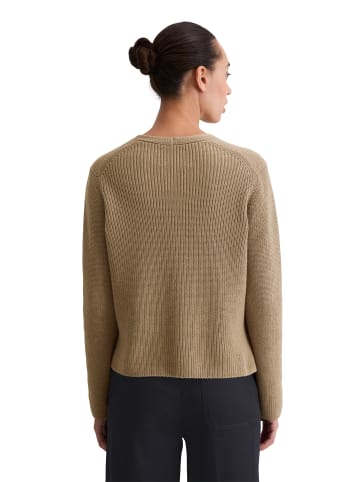 Marc O'Polo V-Neck-Cardigan relaxed in Soft Mocca