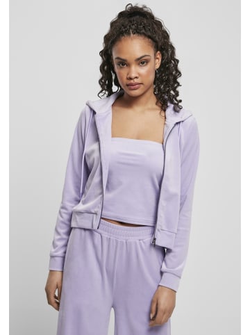 Urban Classics Zip-Kapuzenpullover in lavender