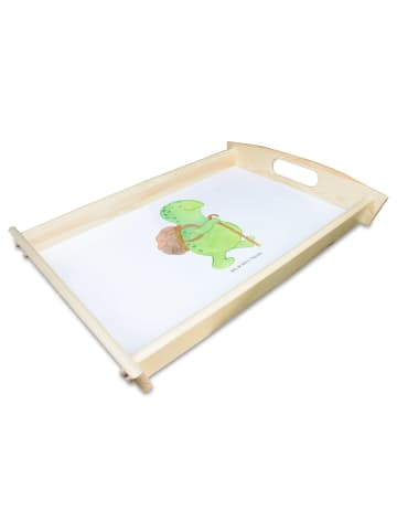 Mr. & Mrs. Panda serviertablett holz Schildkröte Wanderer ohne S... in Weiß