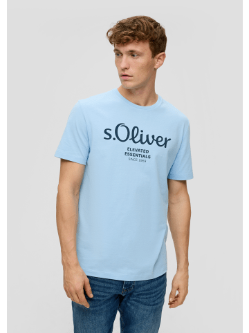 s.Oliver T-Shirt kurzarm in Blau