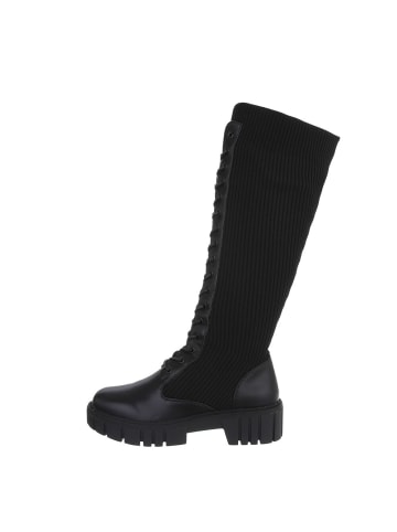 Ital-Design Stiefel in Schwarz