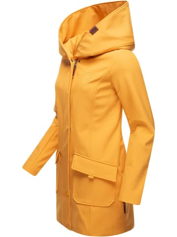 Marikoo Softshellmantel Mayleen in Amber Yellow