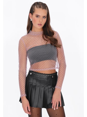 myMo ROCKS Women Blouse in rose black